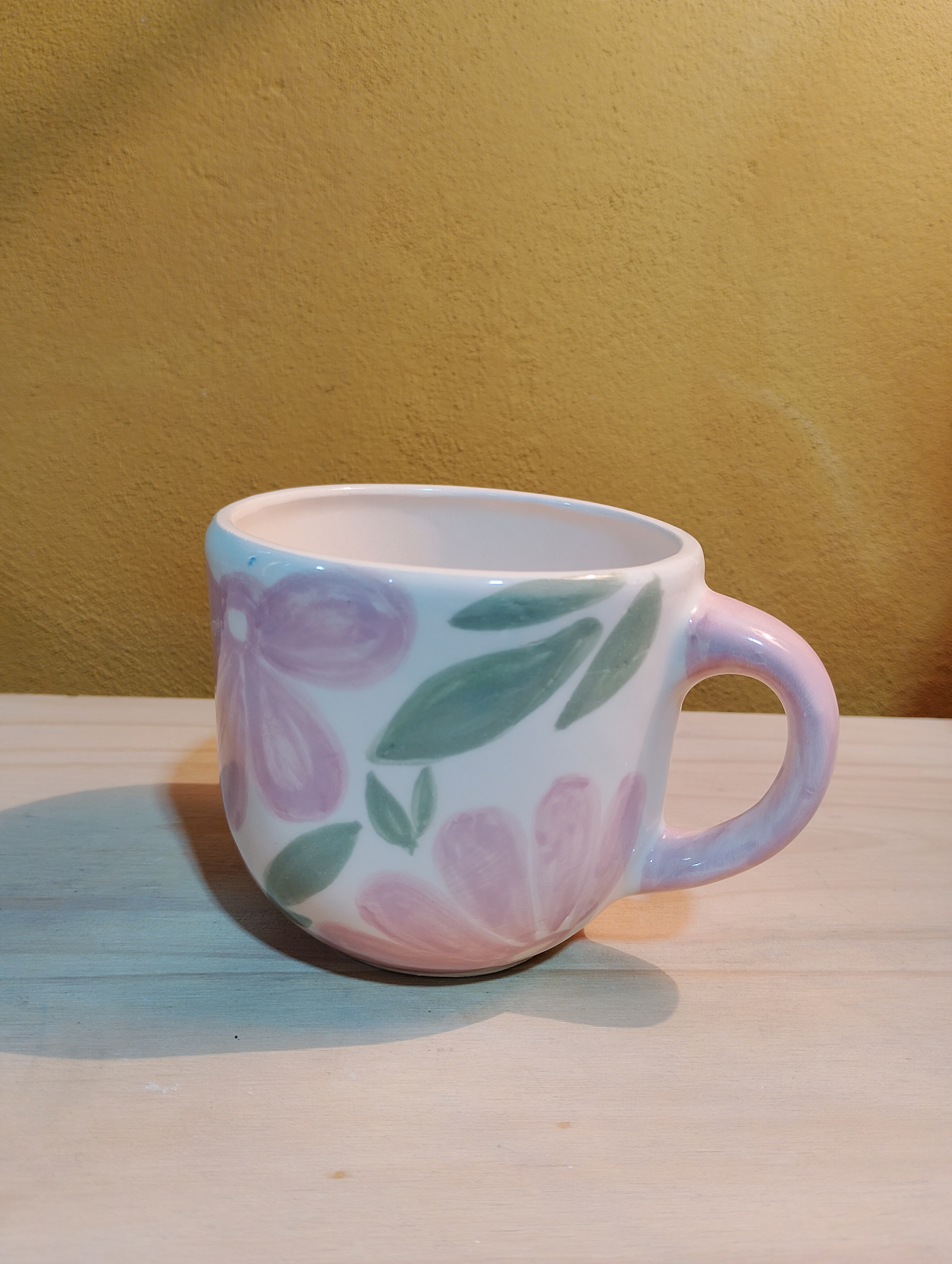 Taza con flores